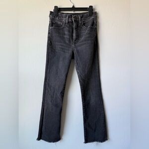 Express Black Wash Women's Straight Leg Jeans